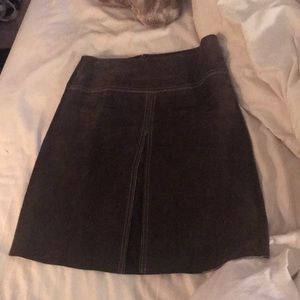 SUEDE SKIRT